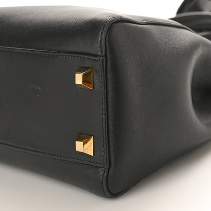 Fendi Nappa Studded Mini Peekaboo Iconic Satchel Black 10 of 12