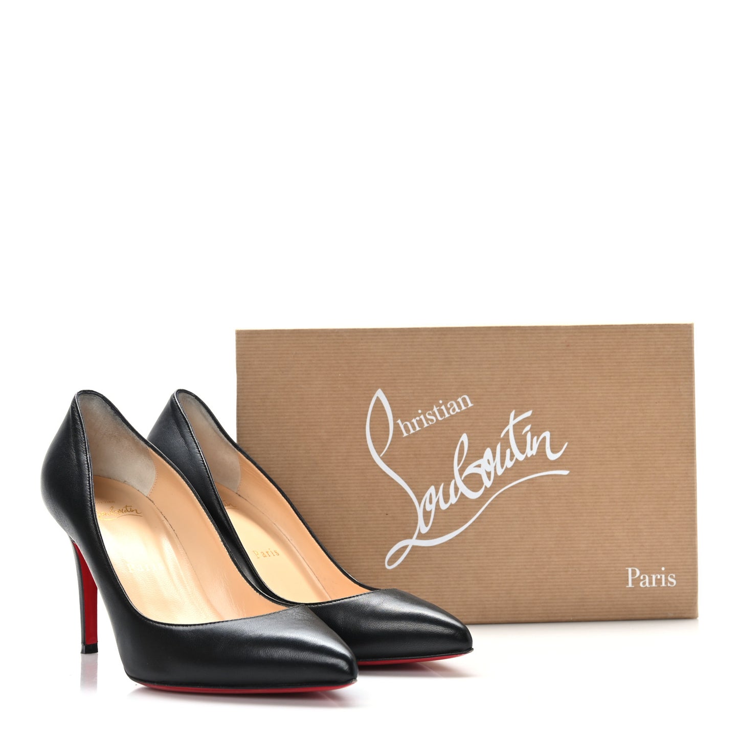 Shiny Nappa Pigalle Follies 85 Pumps 38 Black