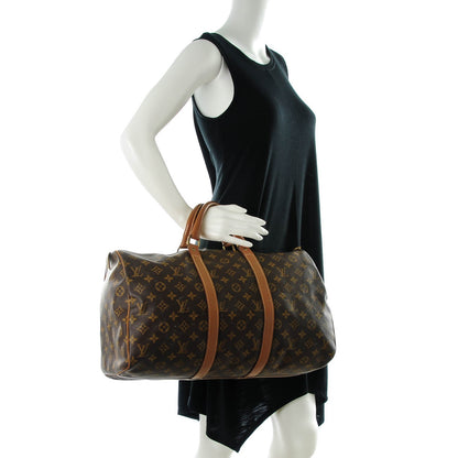 Louis Vuitton French Company Monogram Keepall 45 2 of 12