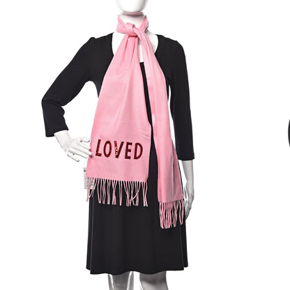 Gucci Silk Cashmere Sequins Lovesh Scarf Roseate 2 of 4