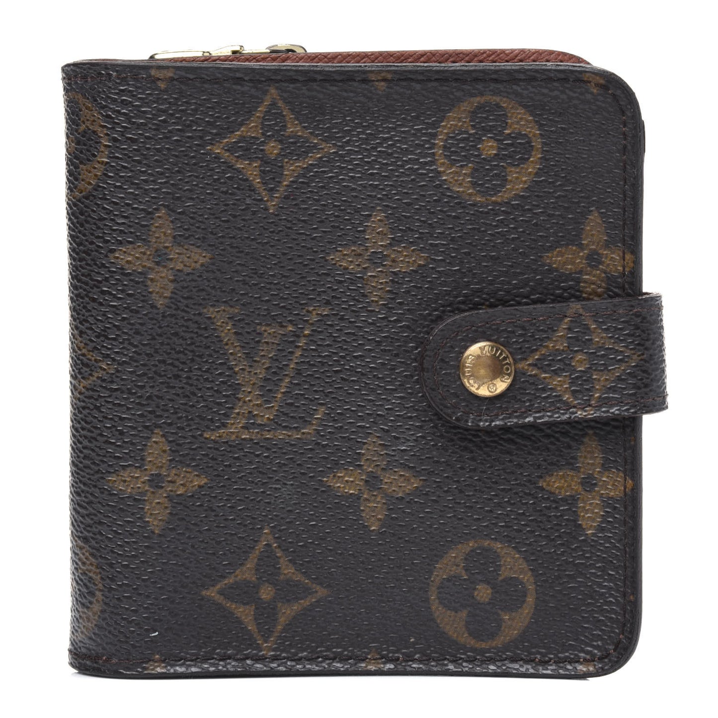 Monogram Compact Zippe Zipped Wallet