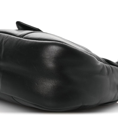 Prada Nappa Soft Padded Re-Edition 2002 Moon Bag Black 10 of 15