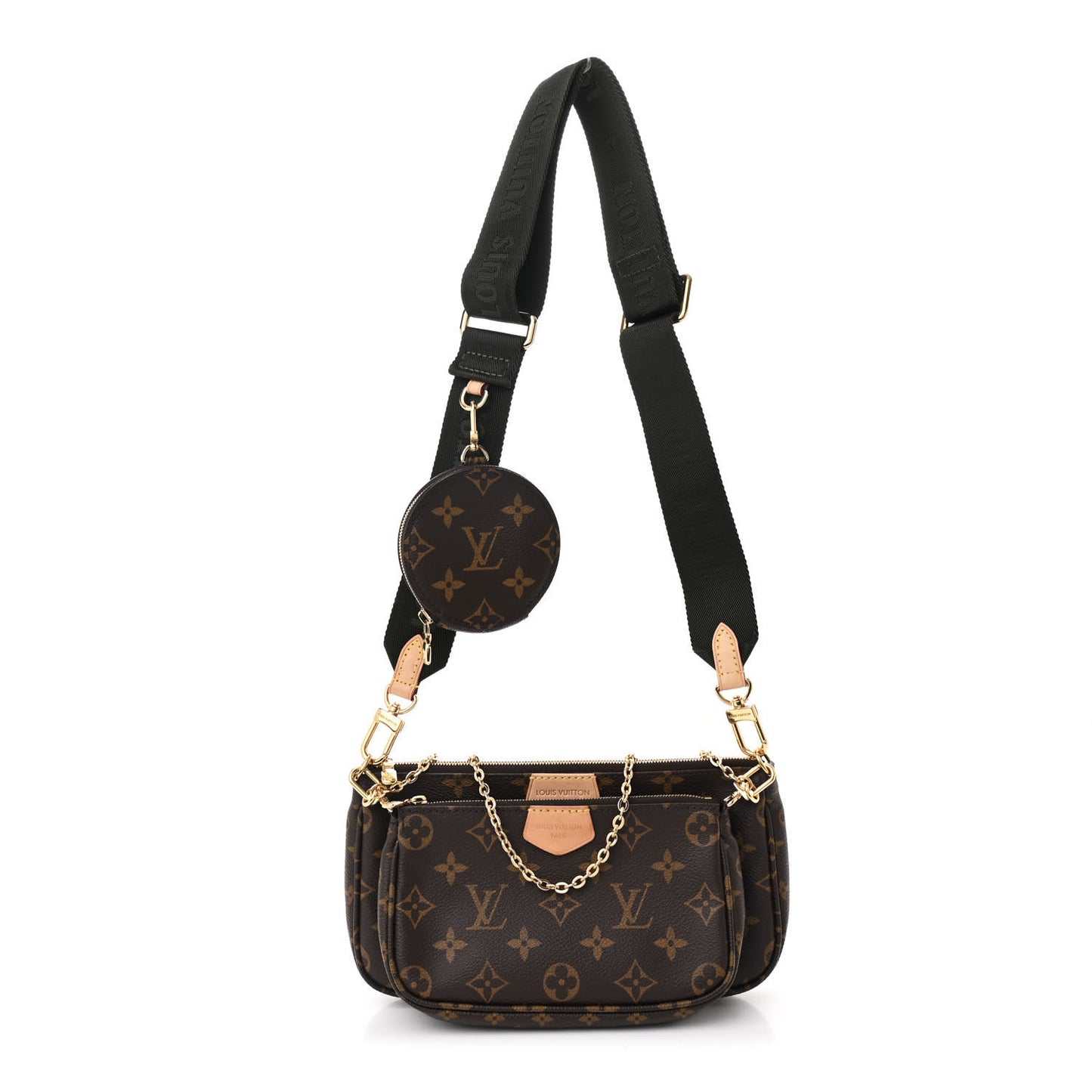 Monogram Multi Pochette Accessories Kaki