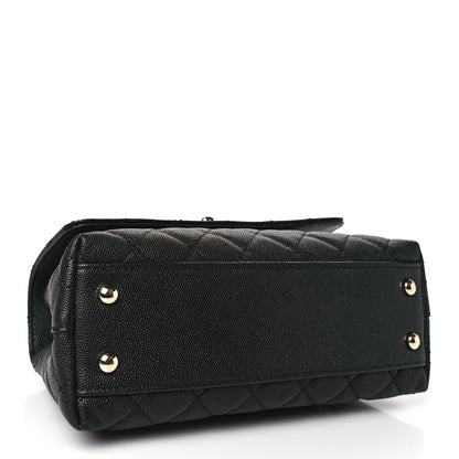 Chanel Caviar Quilted Mini Coco Handle Flap Black 4 of 10