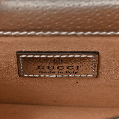 Gucci Metallic Calfskin Super Mini Dionysus Shoulder Bag Silver 5 of 7