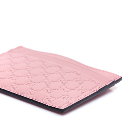 Gucci Microguccissima Card Holder Soft Pink 7 of 9