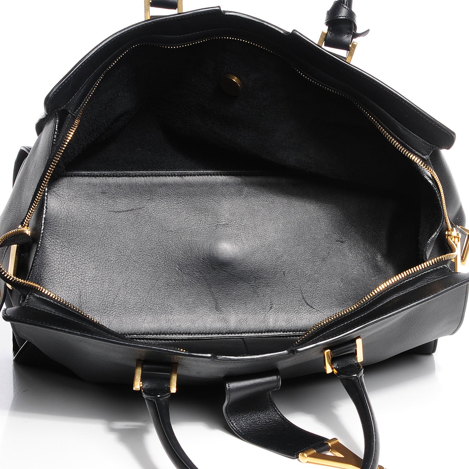 Saint Laurent Calfskin Medium Classic Y Cabas Black 6 of 6