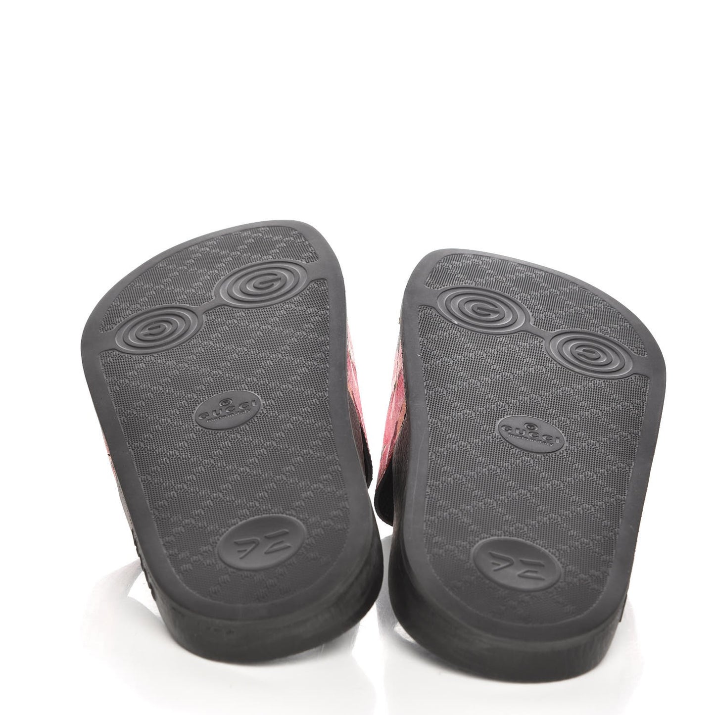 GG Supreme Monogram Blooms Slide Sandals 39 Beige Multicolor