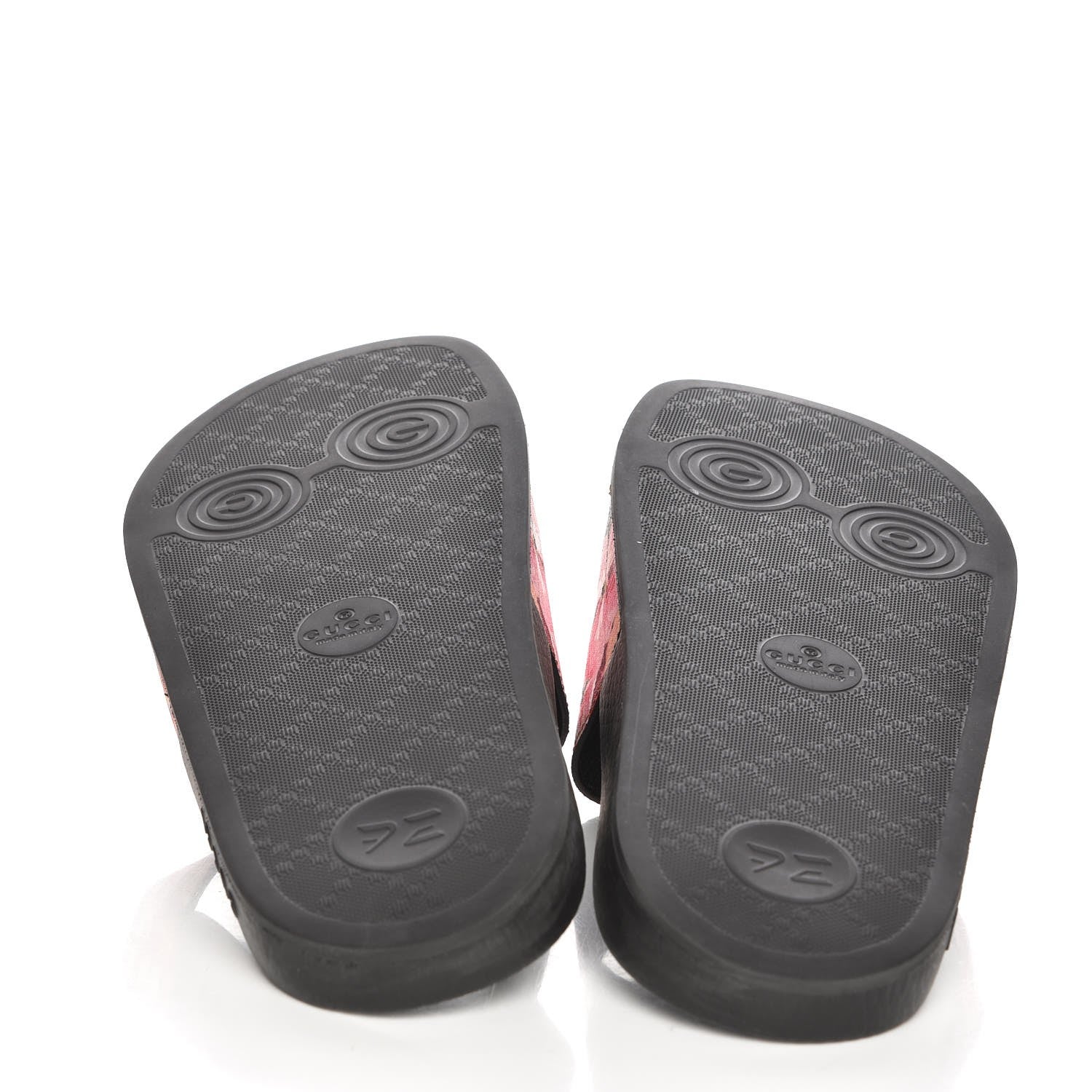 Gucci GG Supreme Monogram Blooms Slide Sandals 39 Beige Multicolor 5 of 8