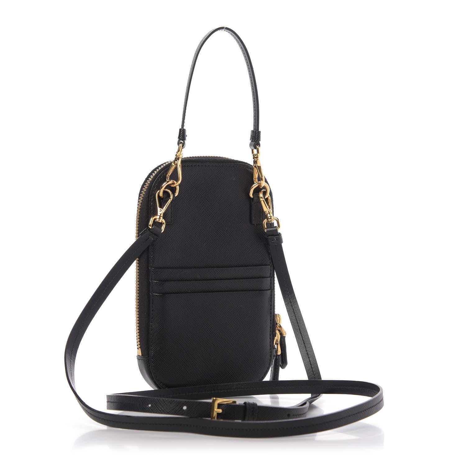 Prada Saffiano Mini Bag Black 3 of 7