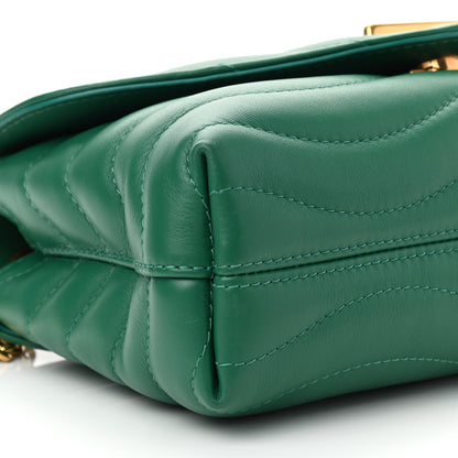 Louis Vuitton Calfskin New Wave Chain Bag MM NM Emerald 8 of 8