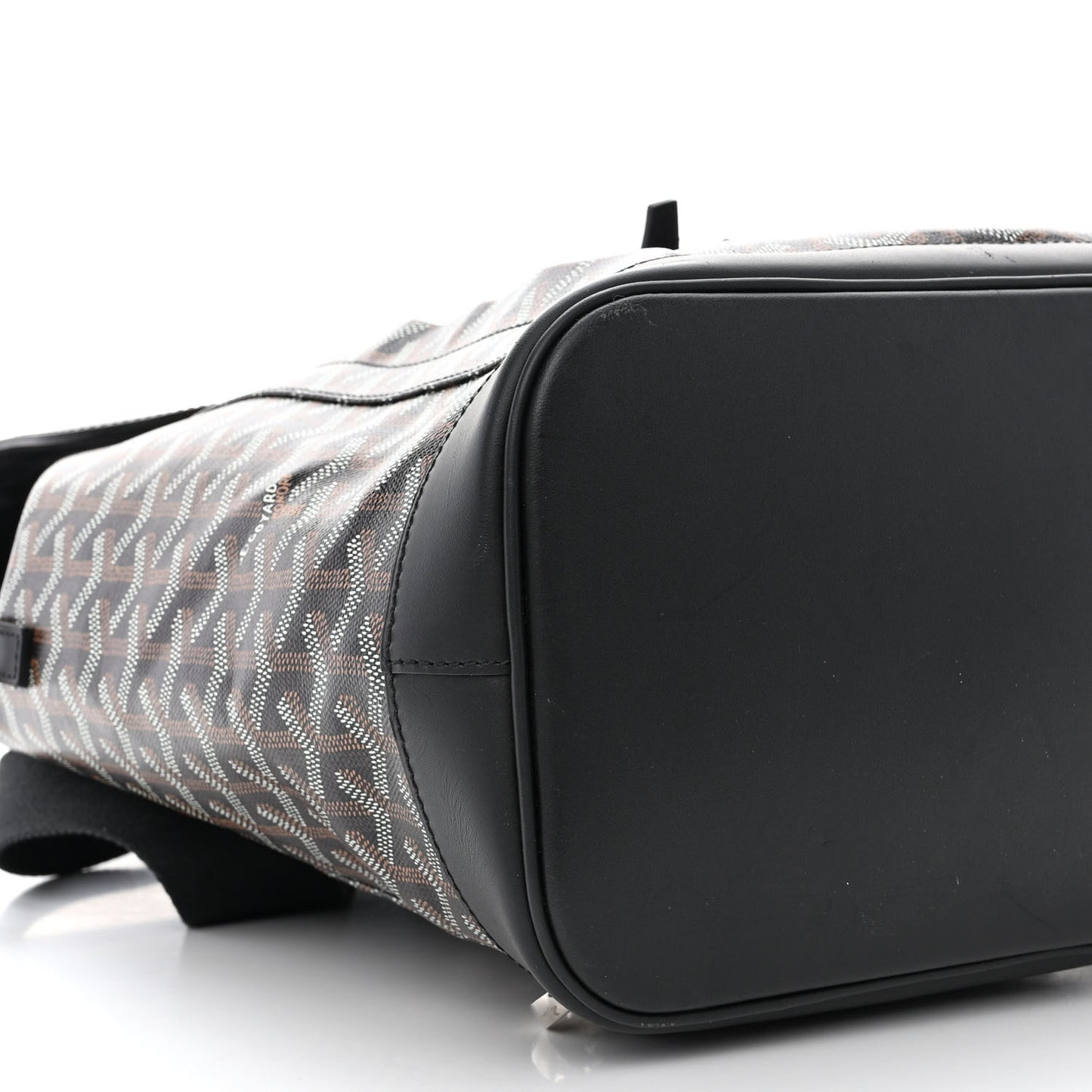 Goyardine Calfskin Alpin MM Backpack Black