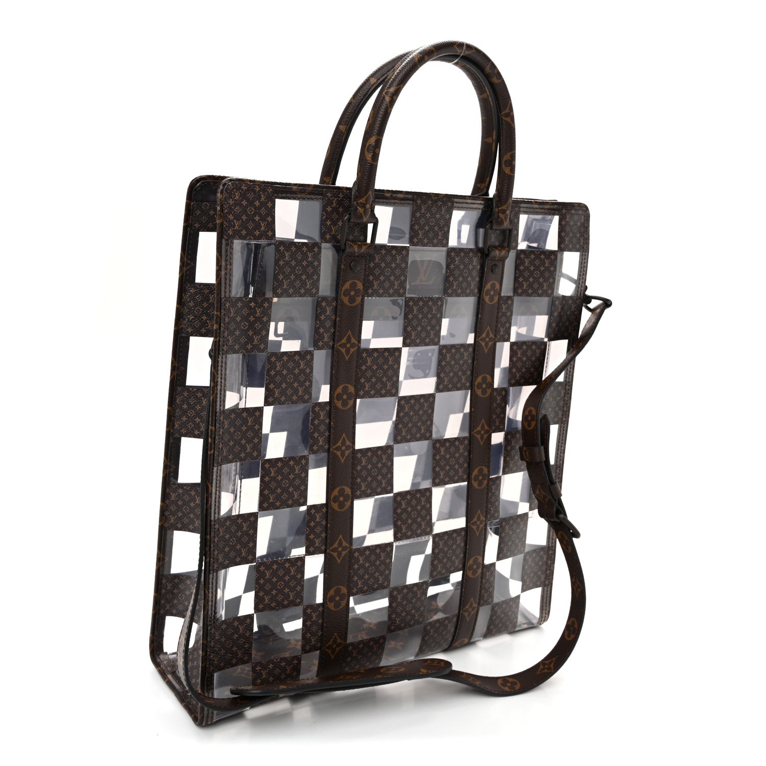 Louis Vuitton PVC Monogram Chess Sac Plat 3 of 10