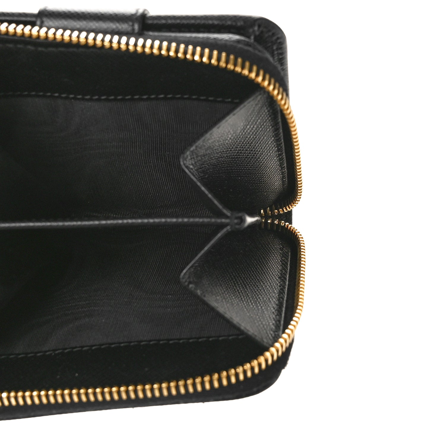 Saffiano Metal Coin Purse Black