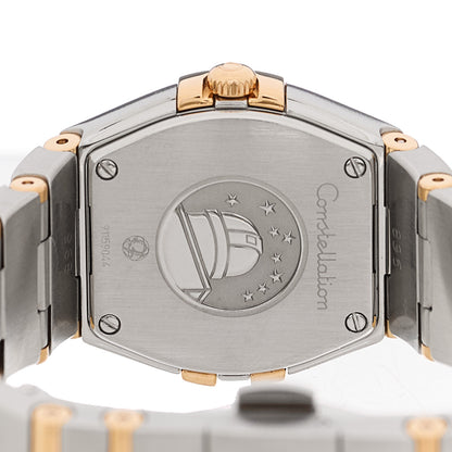 Omega Stainless Steel 18K Red Gold Diamond Bezel Mother of Pearl 24mm Constellation Quartz Watch 123.25.24.60.55.009 4 of 4