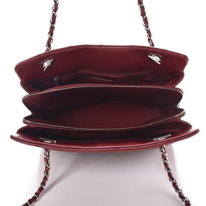 Chanel Soft Caviar Timeless Medium Shopping Tote Dark Red 5 of 8