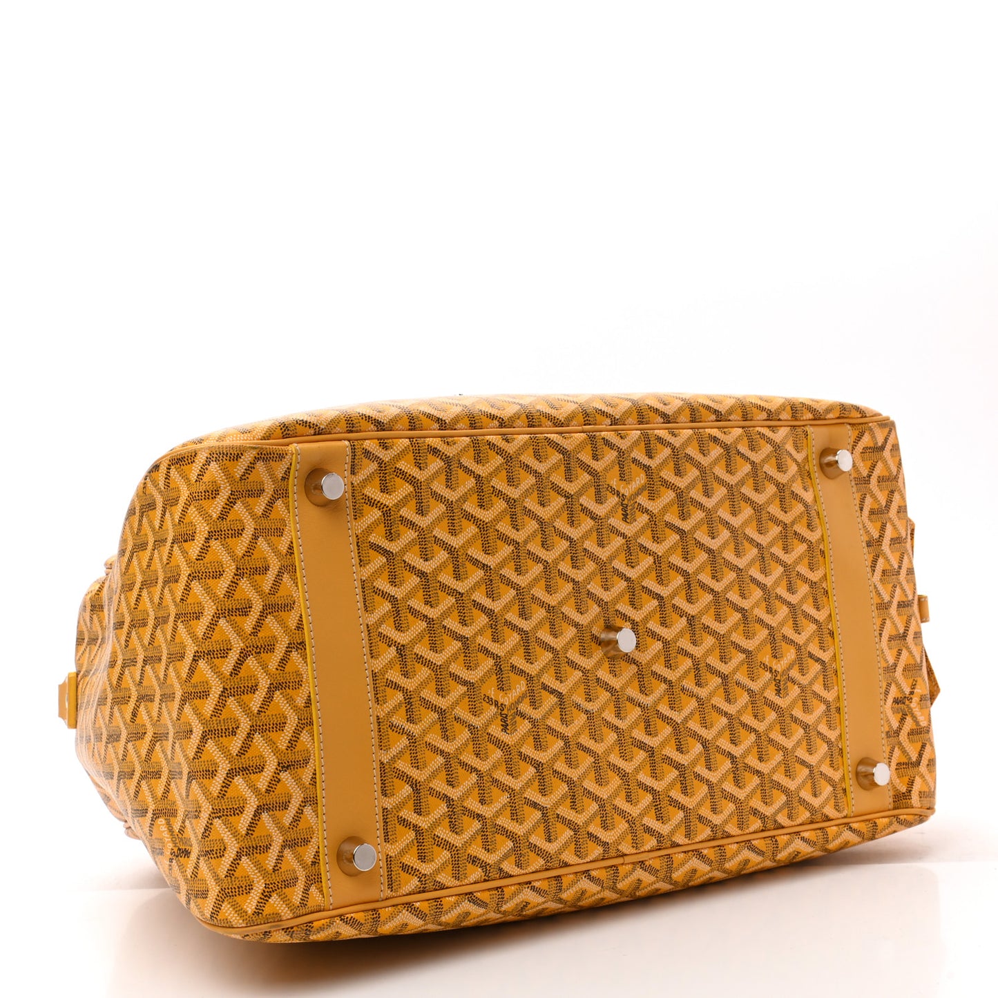Goyardine Sac Hulot Pet Carrier PM Yellow