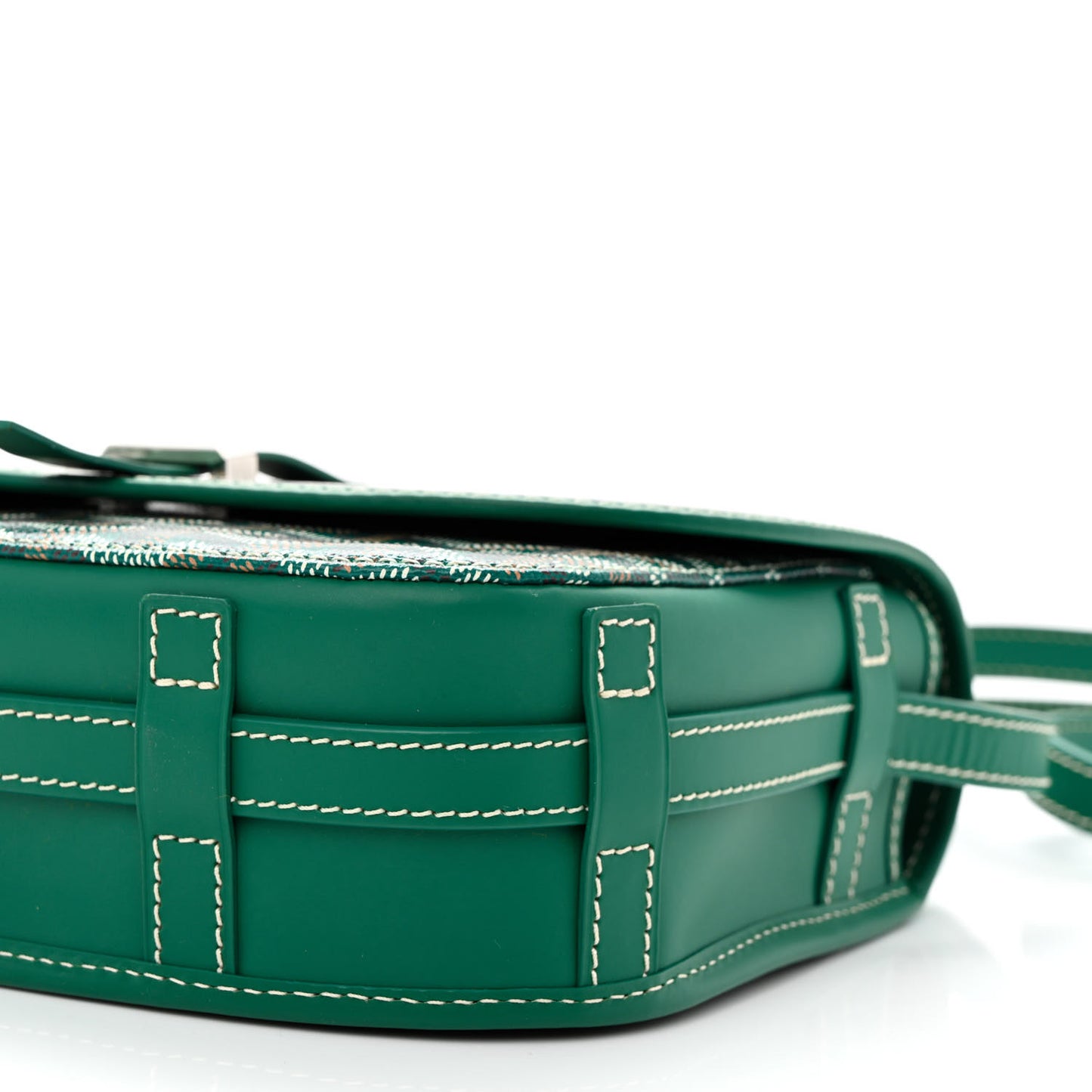 Goyardine Belvedere II PM Messenger Bag Green