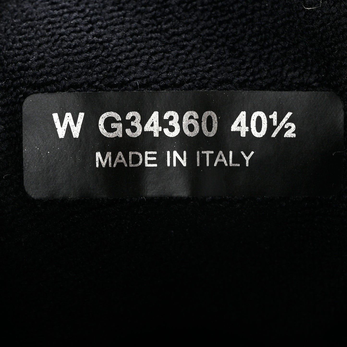 Fabric Calfskin Suede CC Sneakers 40.5 Black