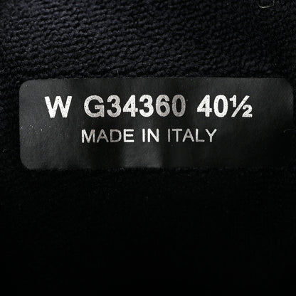Chanel Fabric Calfskin Suede CC Sneakers 40.5 Black 6 of 8