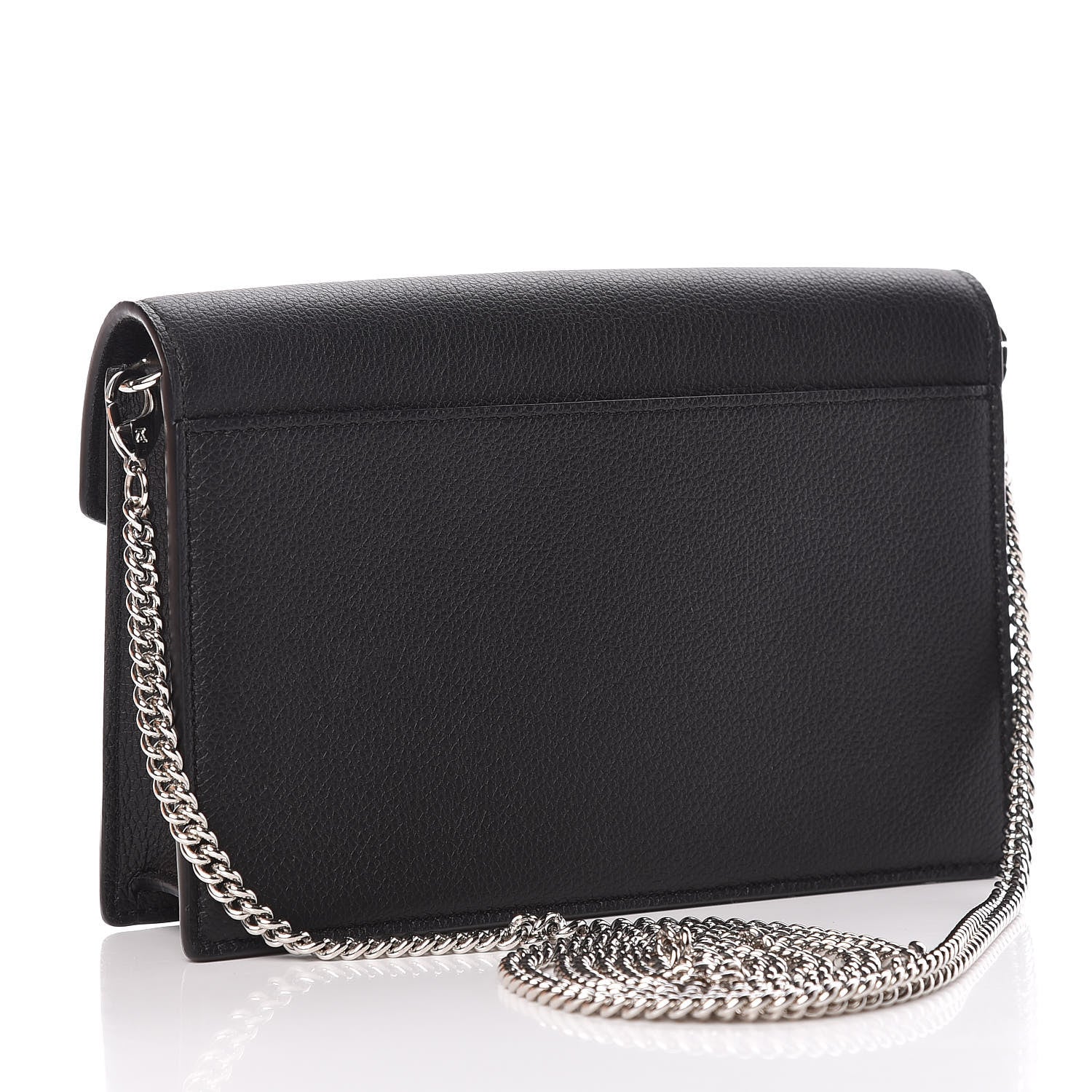 Louis Vuitton Soft Calfskin My Lockme Chain Pochette Black 3 of 12
