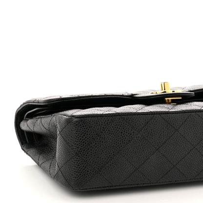 Chanel Caviar Quilted Small Double Flap Black 9 of 11