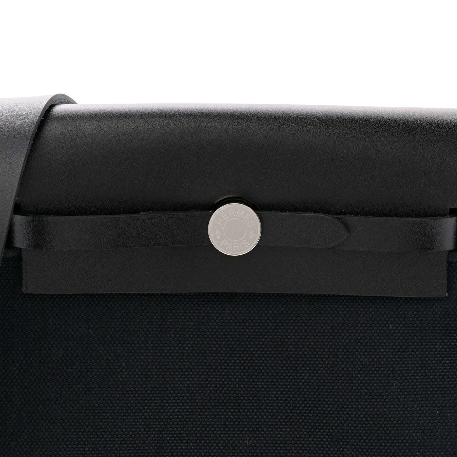 Hermes Military Toile Vache Hunter Herbag Zip Retourne 20 Black 8 of 11
