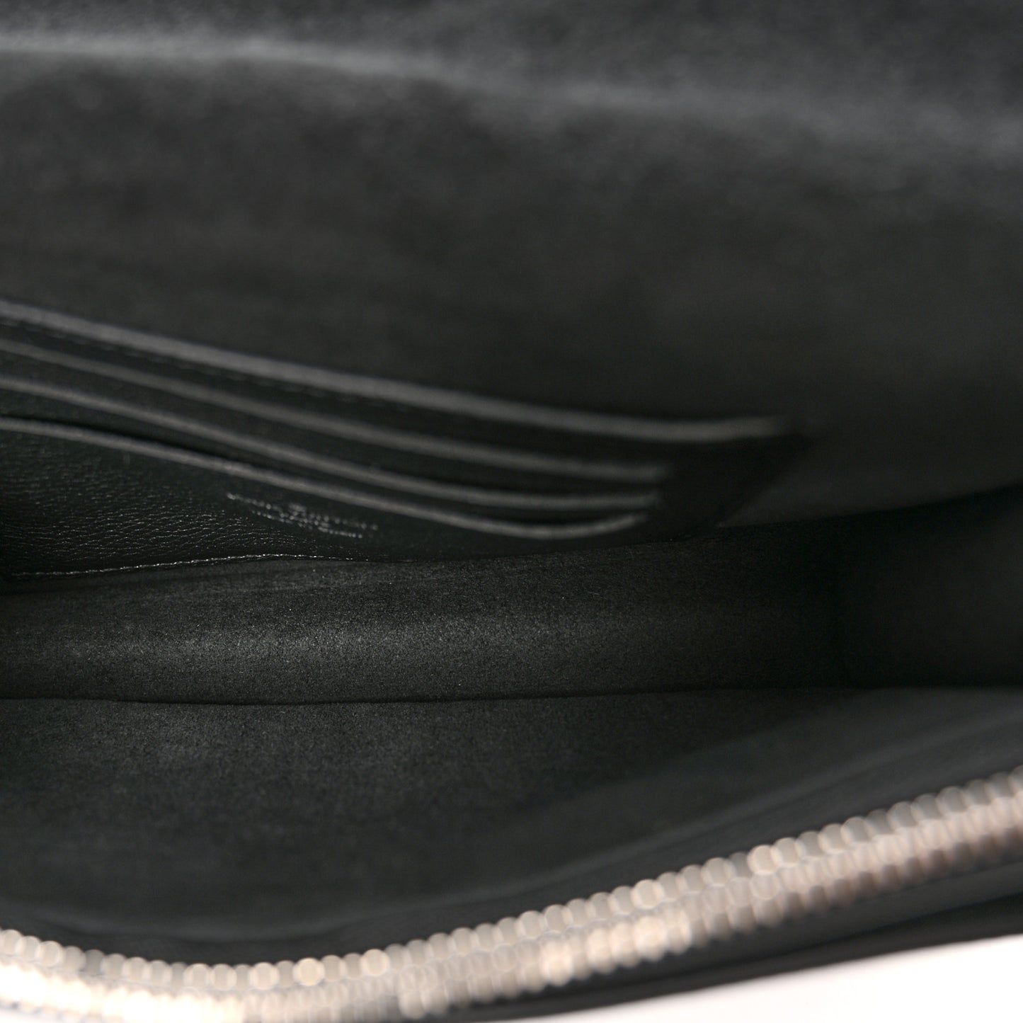 Soft Calfskin My Lockme Chain Pochette Black