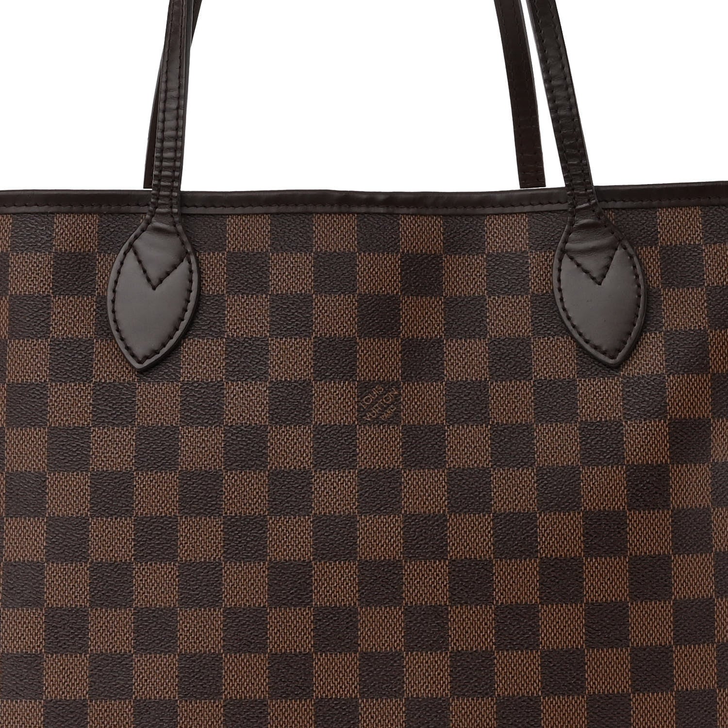Louis Vuitton Damier Ebene Neo Neverfull MM Rose Ballerine 9 of 14