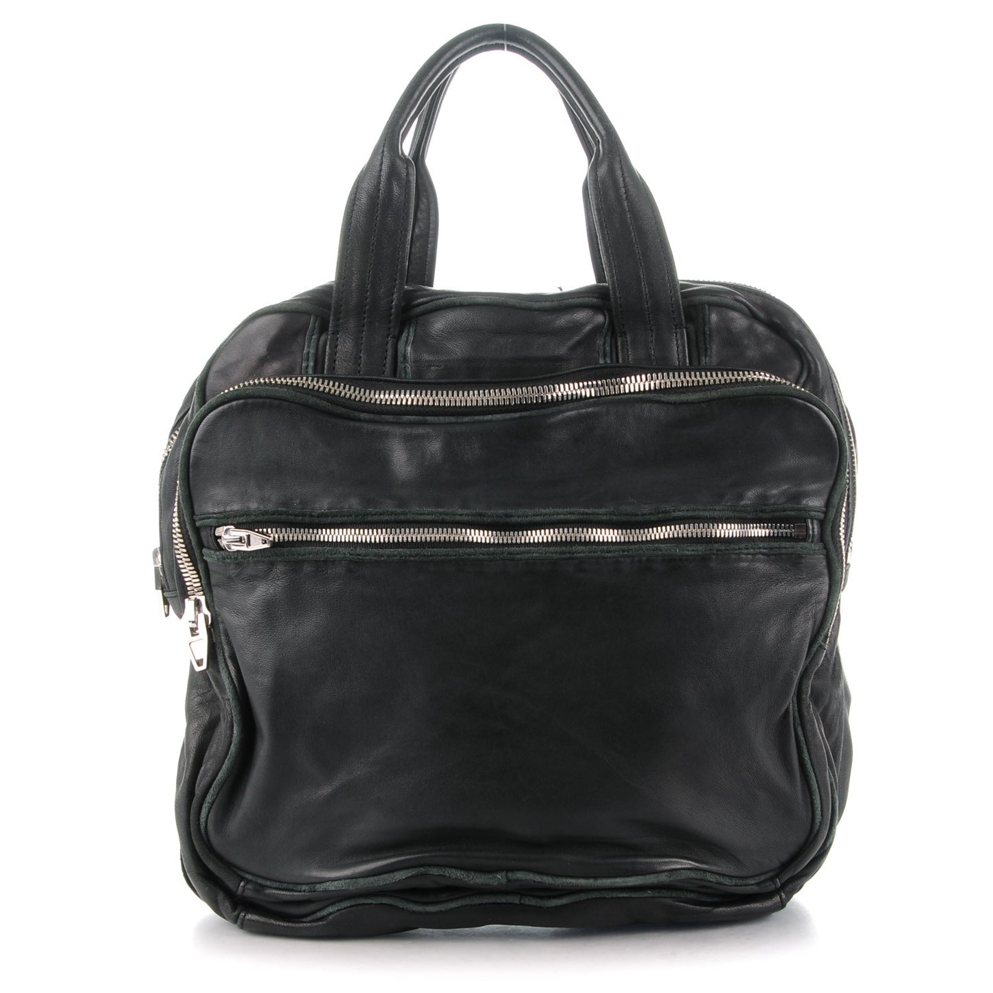 Lambskin Millie Satchel Black