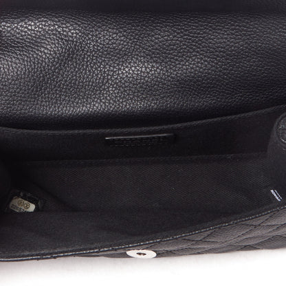 Chanel Grained Calfskin Quilted 2.55 Reissue Flap Belt Bag Clutch Black 4 of 8