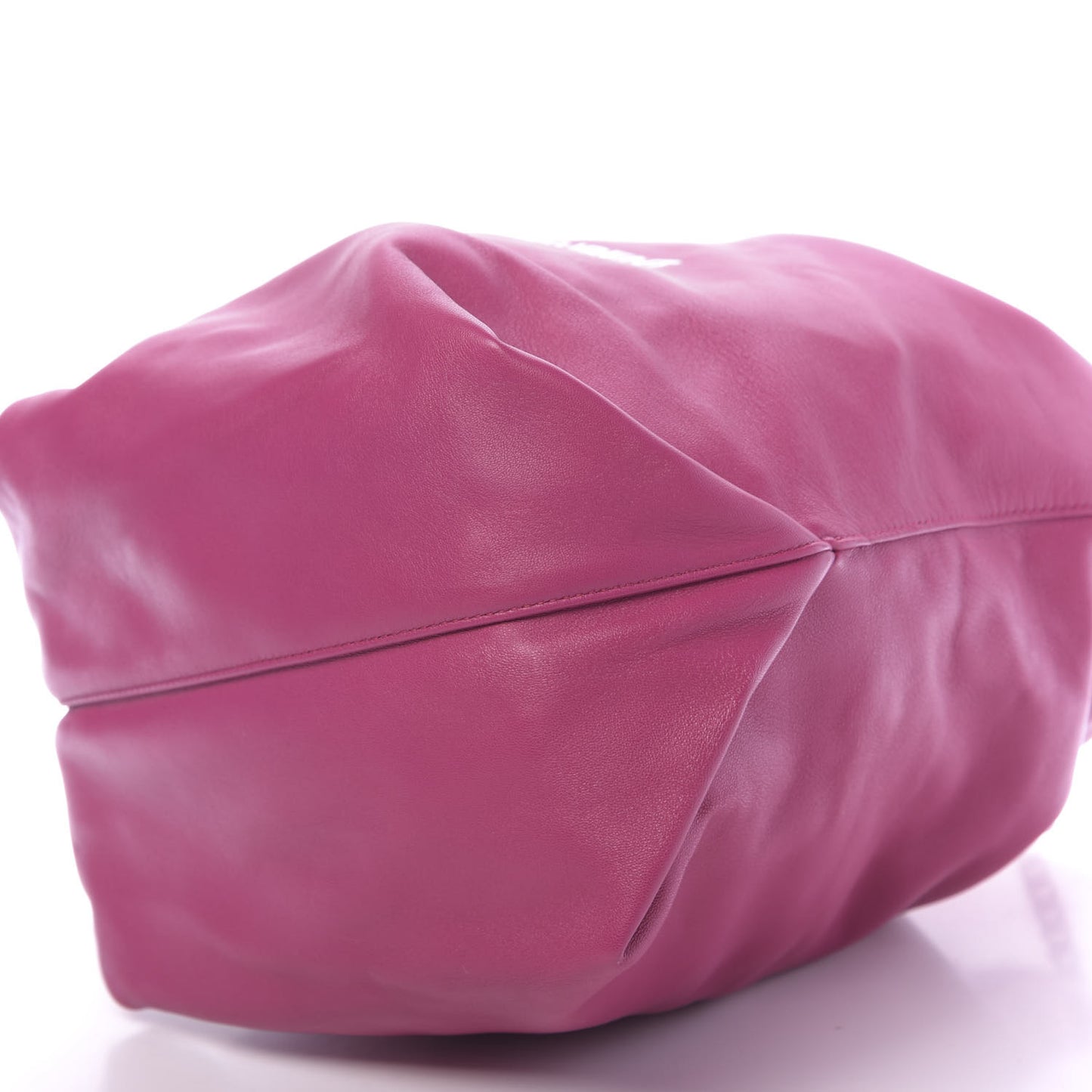 Lambskin Teddy Drawstring Bag Freesia