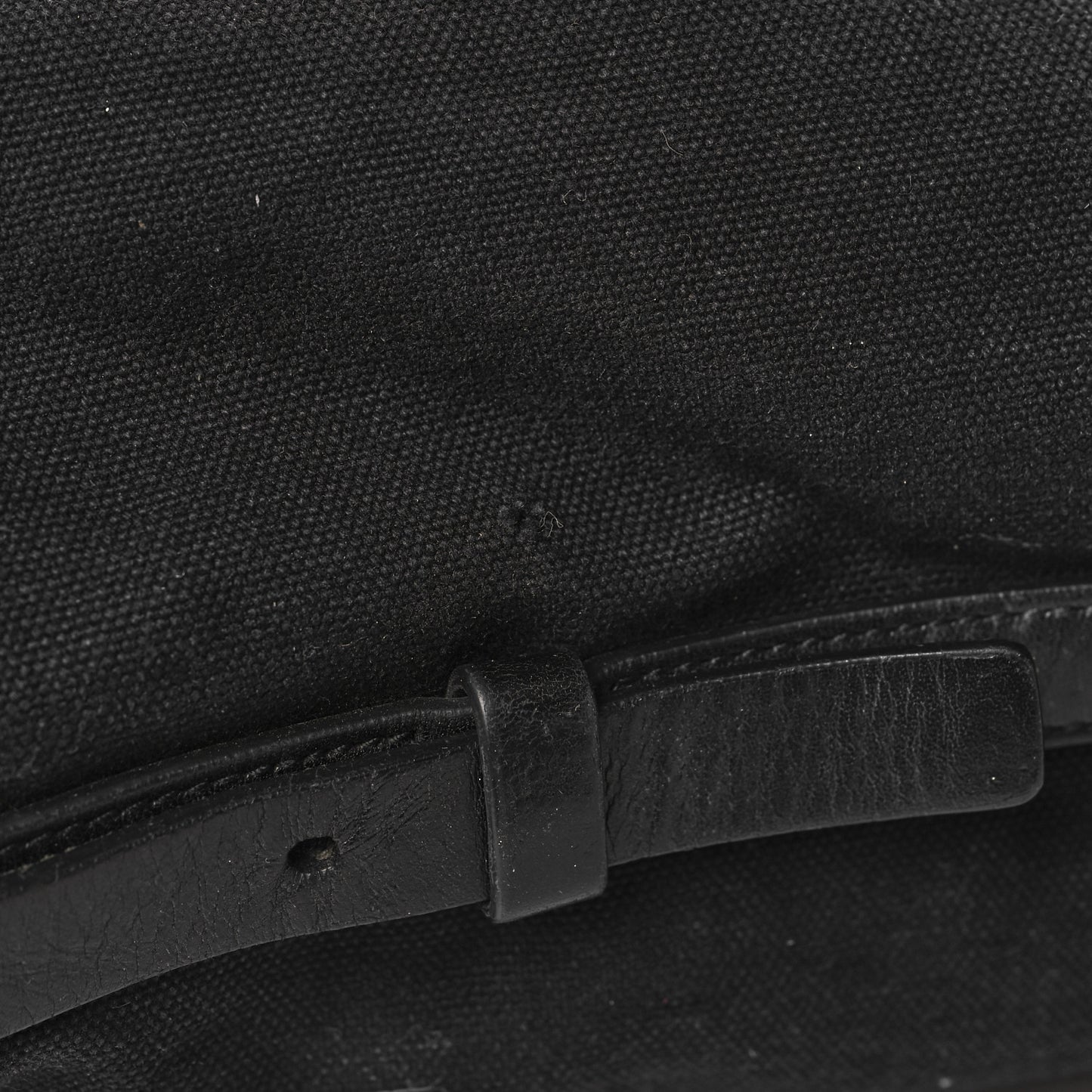 Gabardine Convertible ID Bag Black