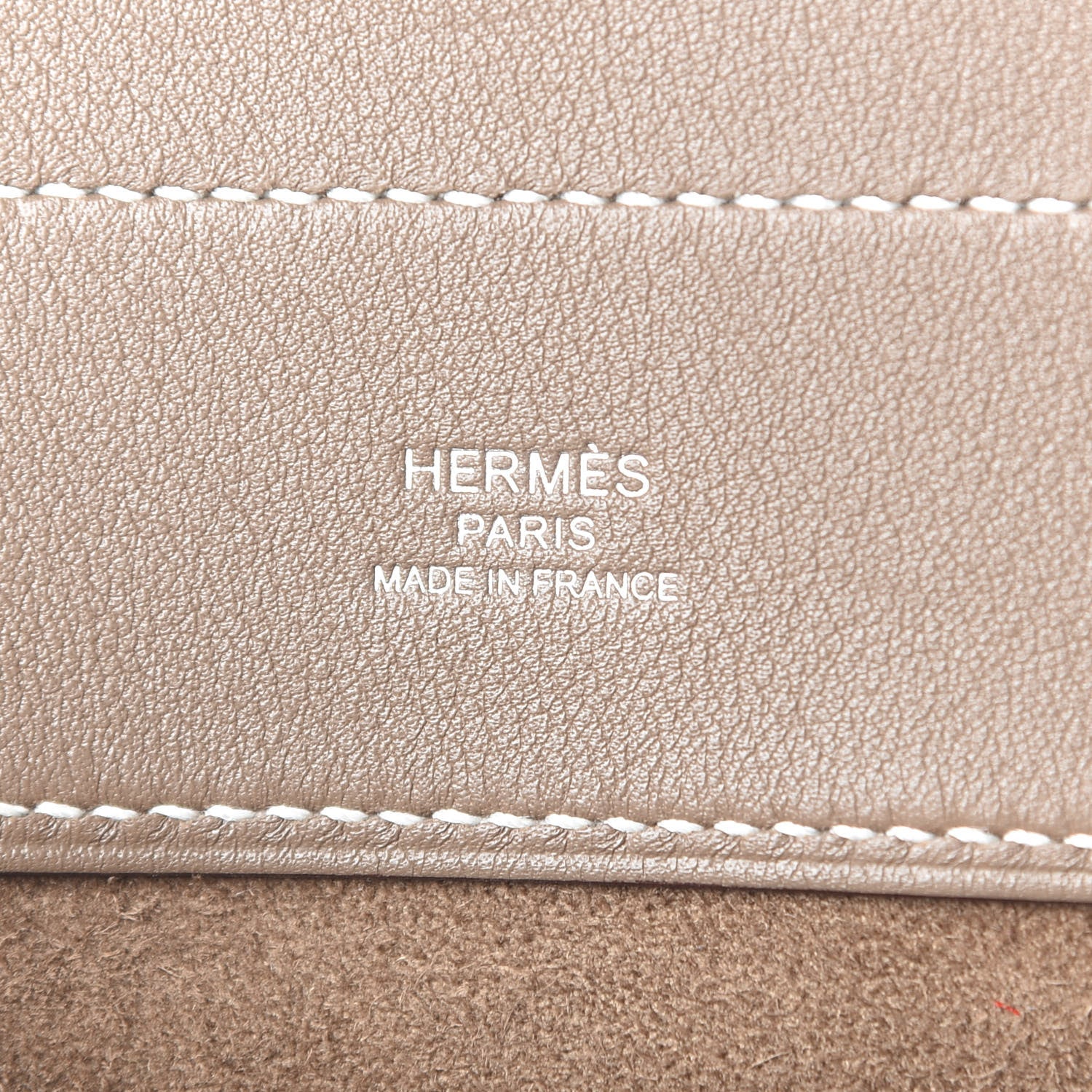Hermes Milo Lambskin Swift Mini Aline Etoupe 6 of 9