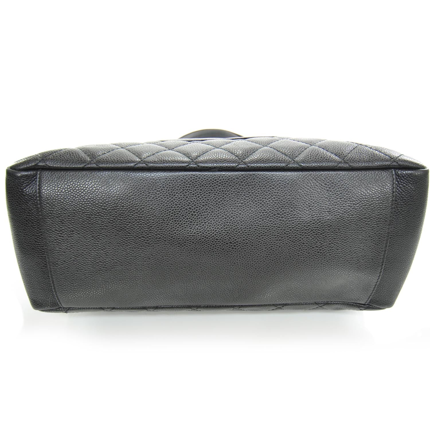 Chanel Caviar Quilted Grand Shopping Tote GST Black 3 of 8