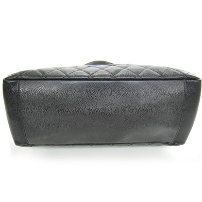 Chanel Caviar Quilted Grand Shopping Tote GST Black 3 of 8
