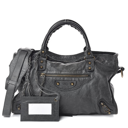 Balenciaga Agneau Classic Hardware City Anthracite 1 of 8