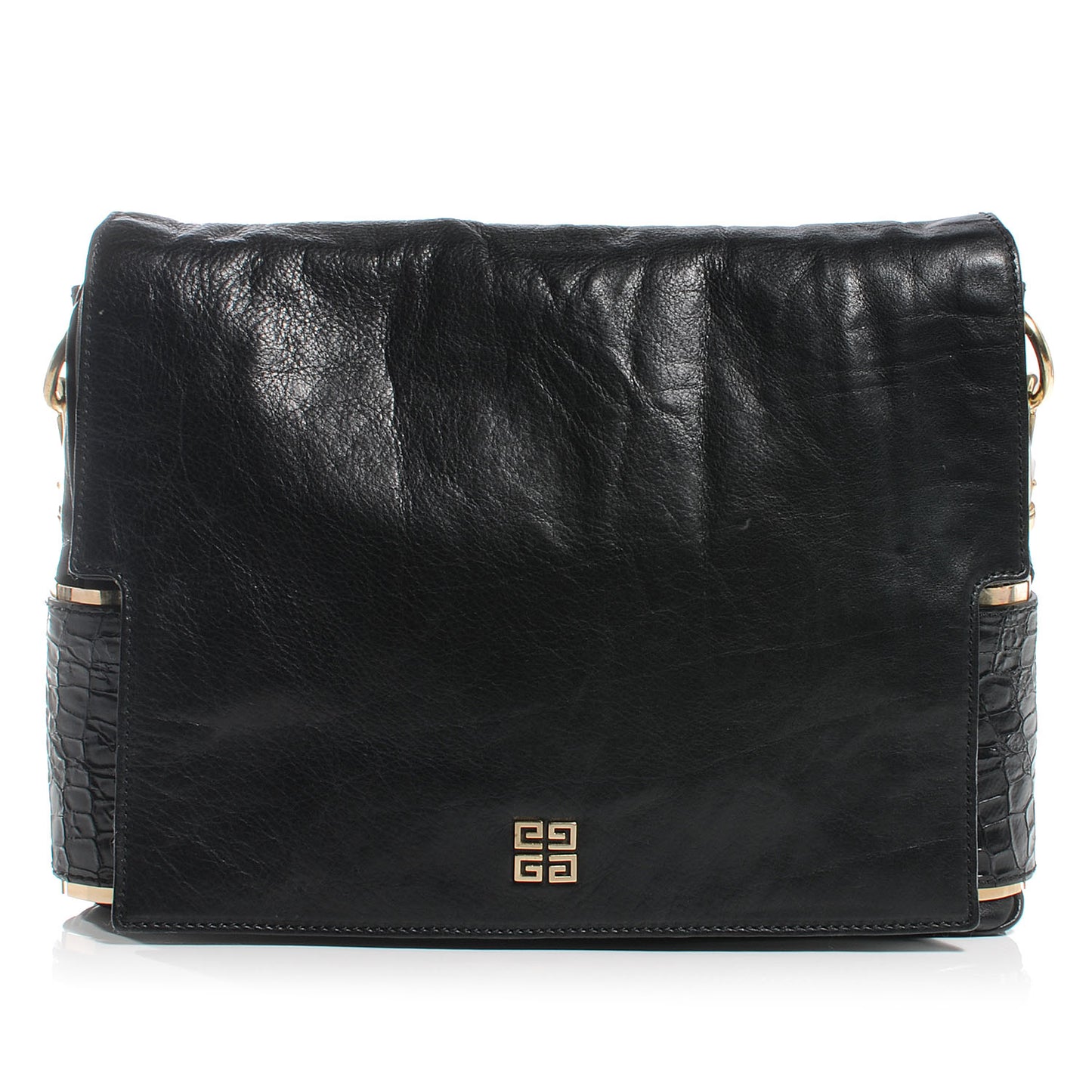 Leather Melancholia Shoulder Bag Black