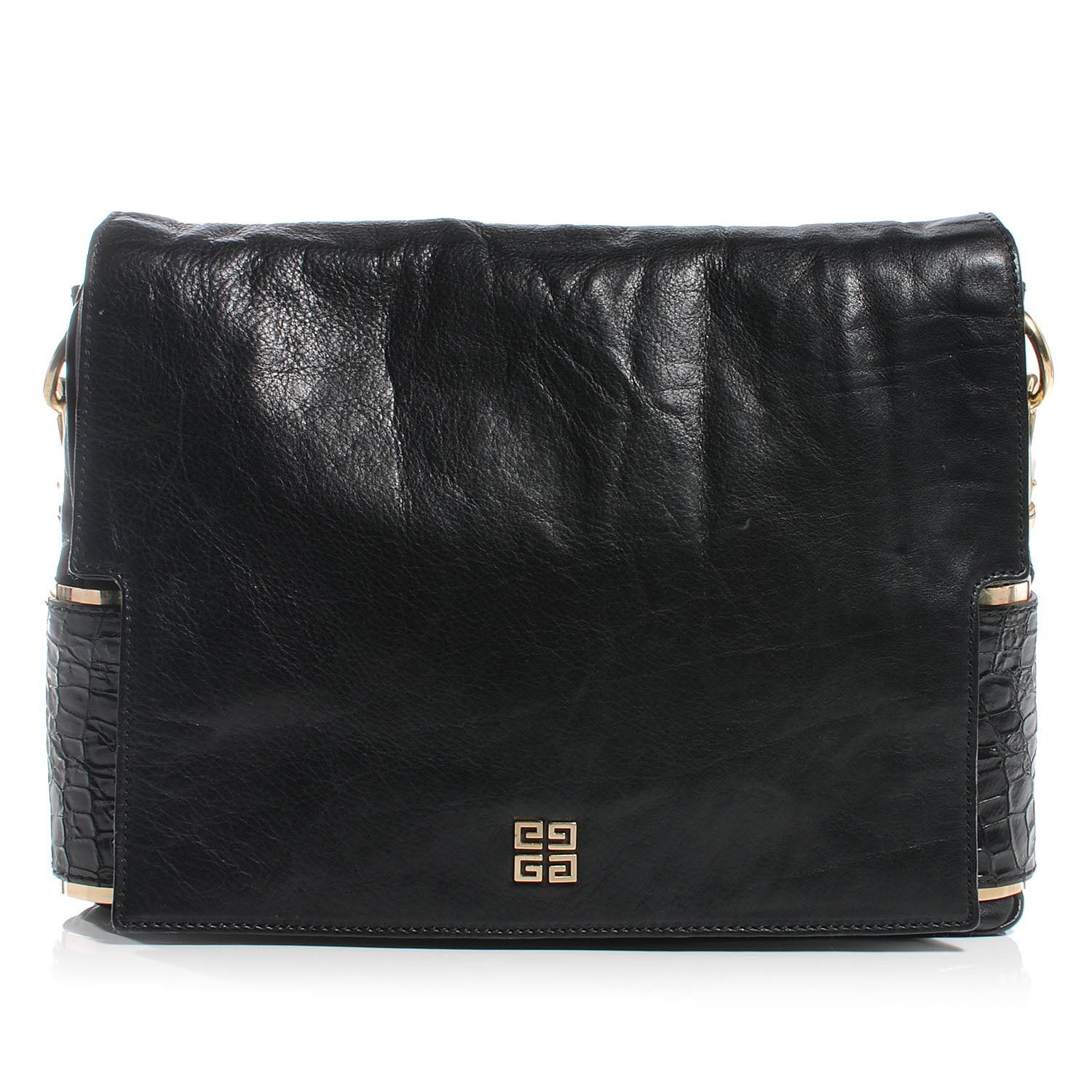 Givenchy Leather Melancholia Shoulder Bag Black 1 of 7