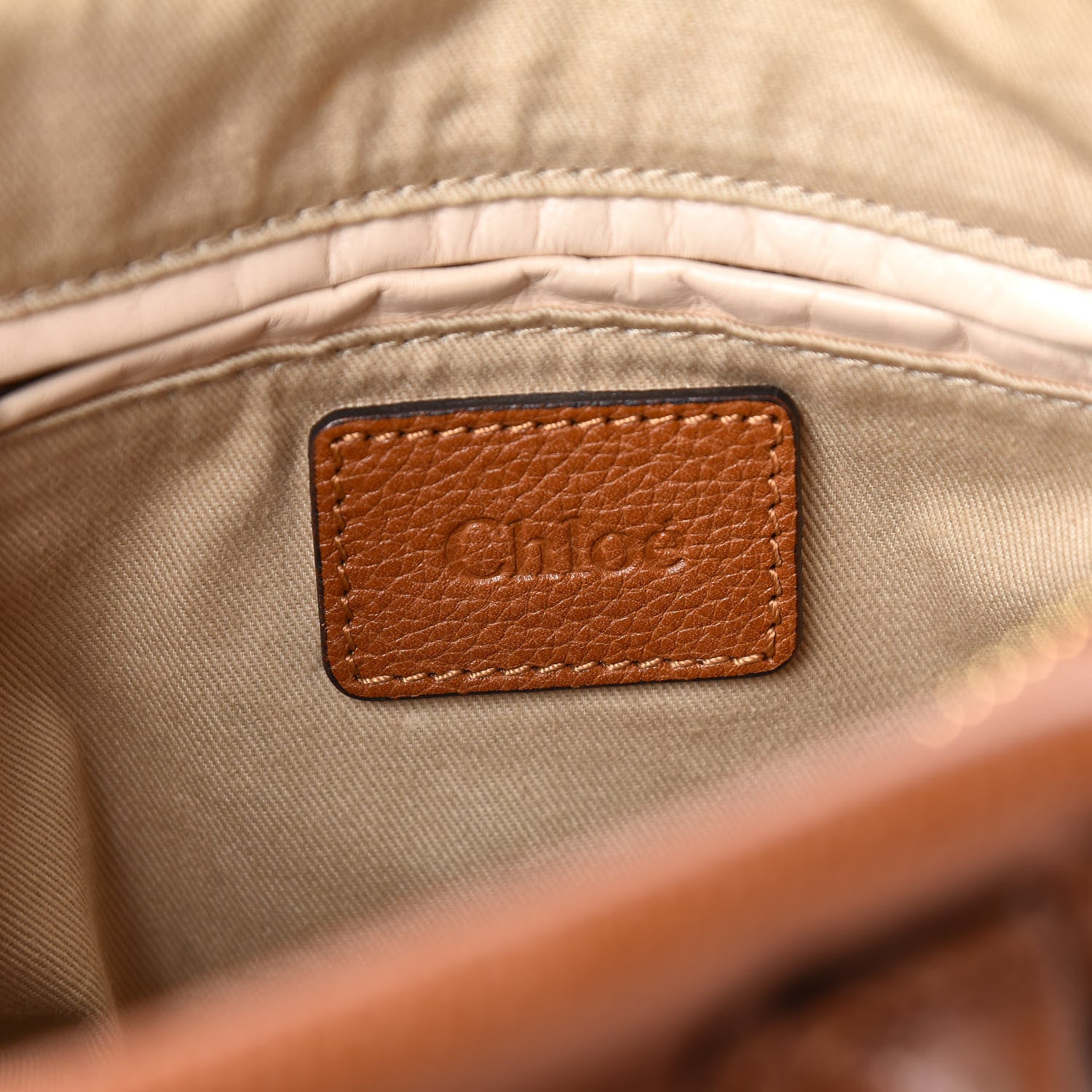 Chloe Calfskin Small Paraty Wood 6 of 12