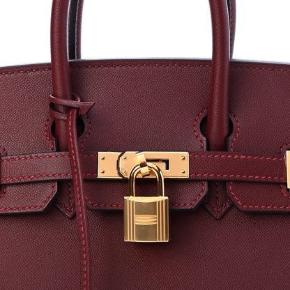 Hermes Madame Calfskin Birkin Sellier 25 Rouge H 10 of 11