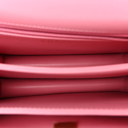 Chanel Lambskin Quilted Resin CC Small Top Handle Flap Pink 5 of 12