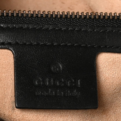 Gucci Calfskin Matelasse Small GG Marmont Shoulder Bag Black 6 of 11