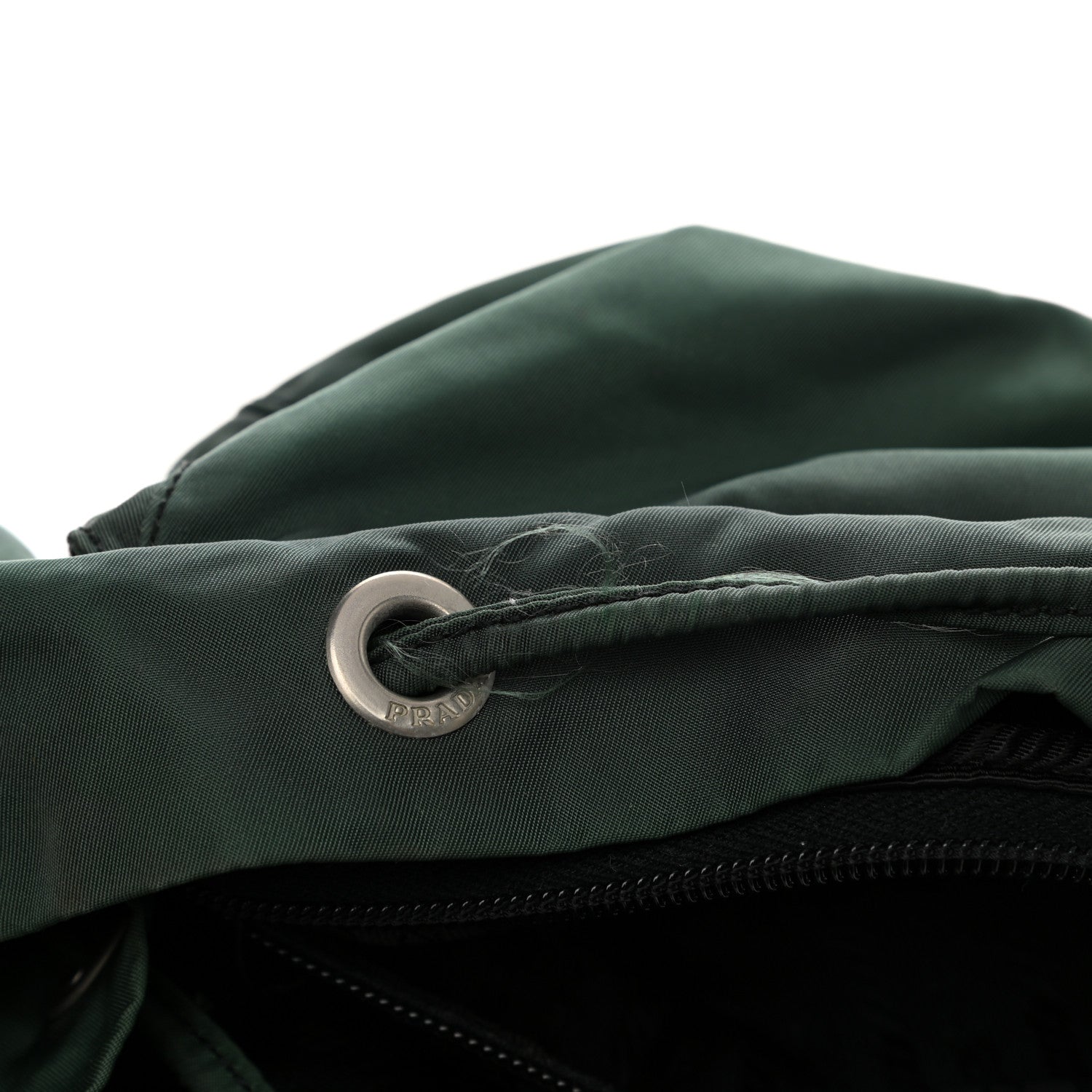Prada Nylon Vela Backpack Green 7 of 14