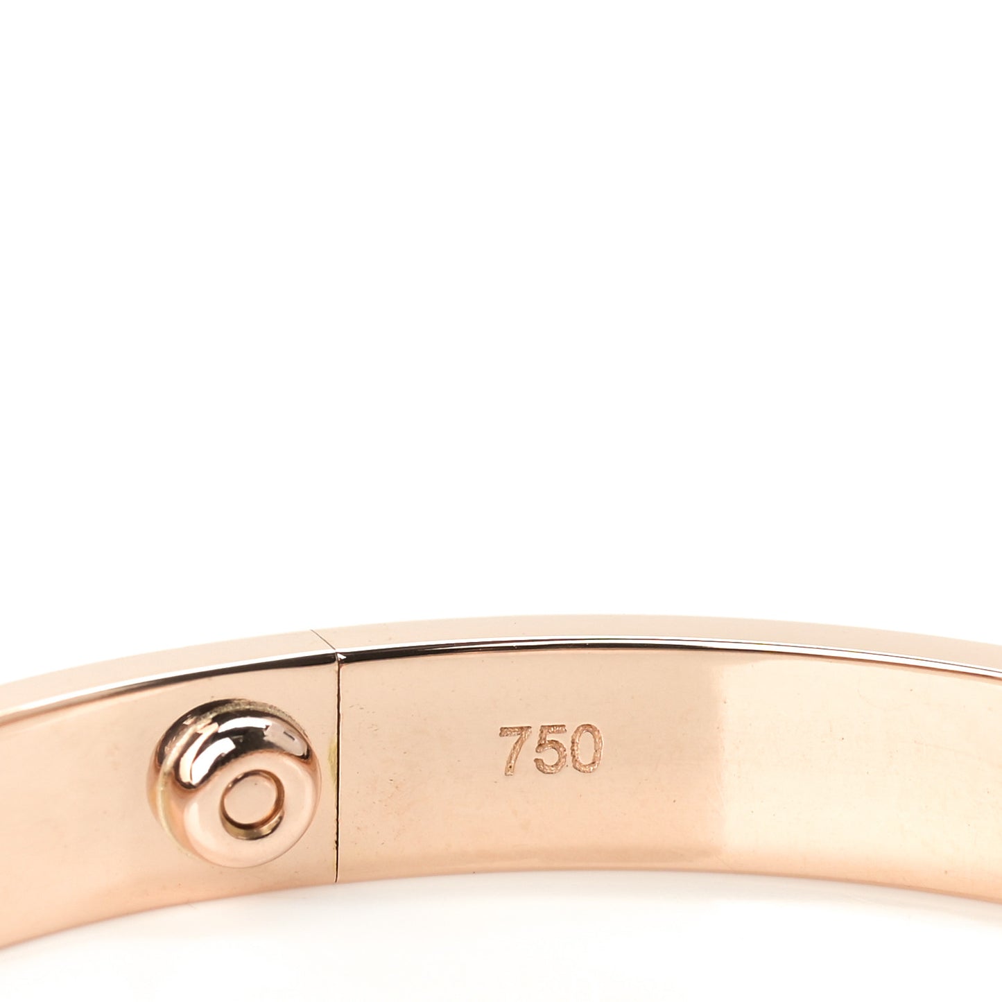 18K Pink Gold LOVE Bracelet 17