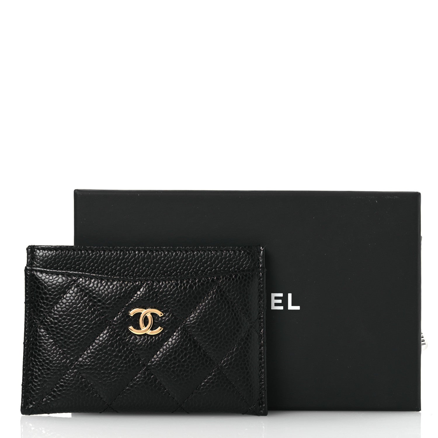Chanel Caviar Quilted Card Holder Black 9 of 9