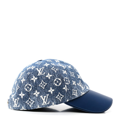 Louis Vuitton Monogram Jacquard Cap L Blue 6 of 8