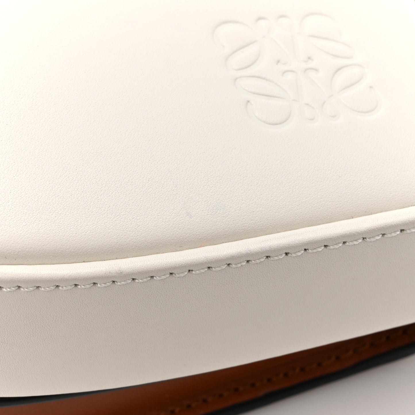 Soft Calfskin Heel Duo White Tan