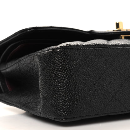 Chanel Caviar Quilted Small Double Flap Black 8 of 10