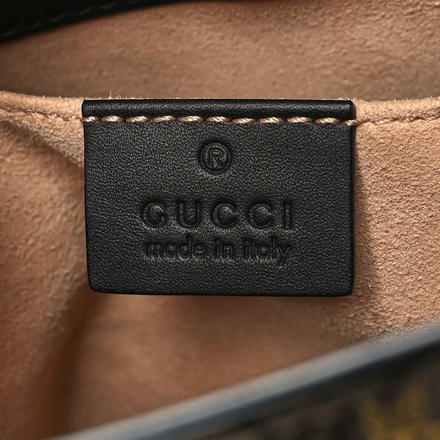 Gucci GG Supreme Monogram Bees Small Padlock Tote Beige Oro Black 6 of 10